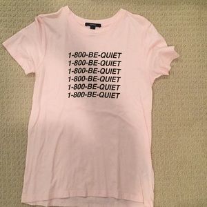 A light pink forever 21 shirt